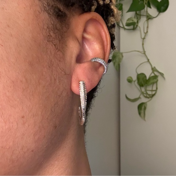 Verameat spine curved earrings - Picture 4 of 6